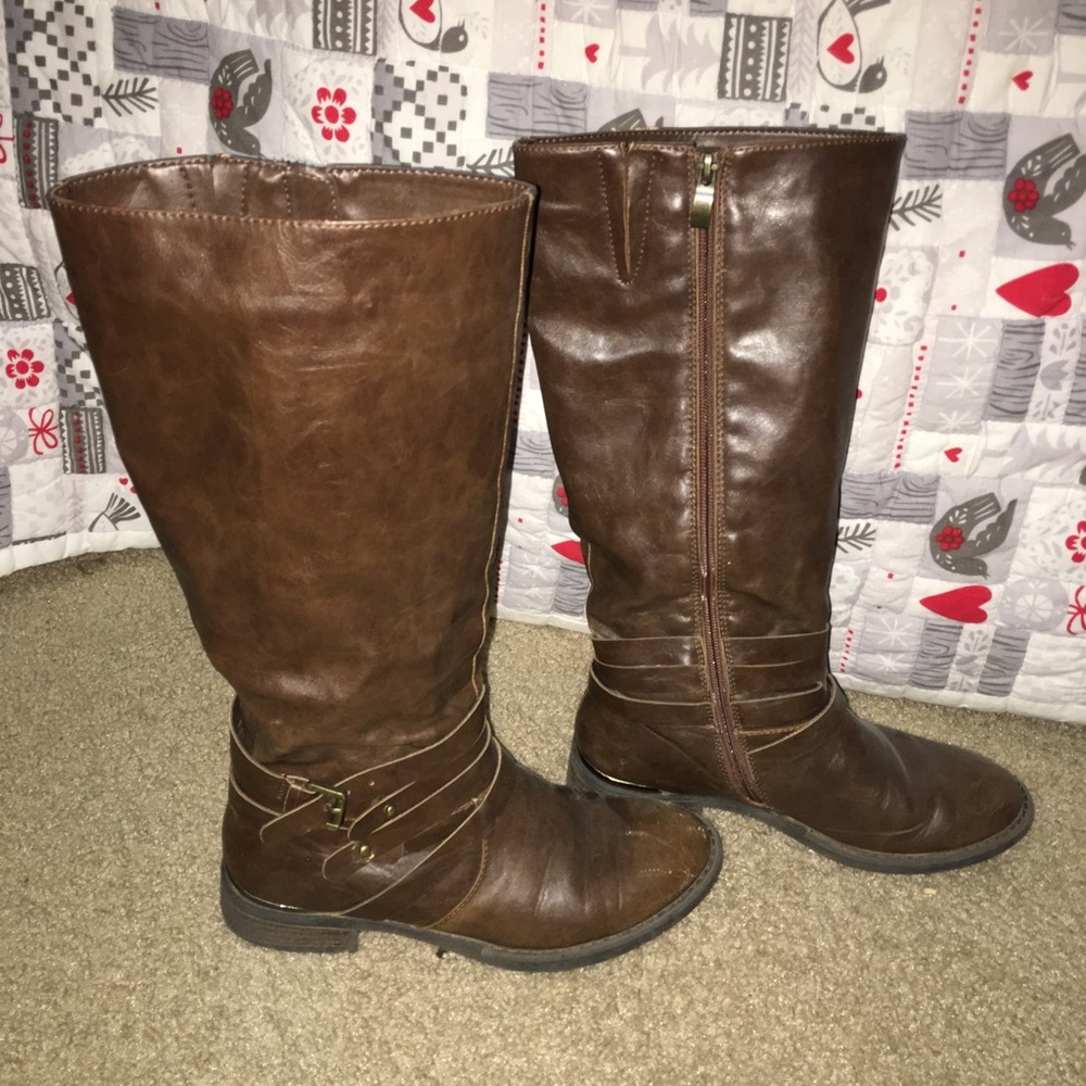 Cute Brown Riding Boots